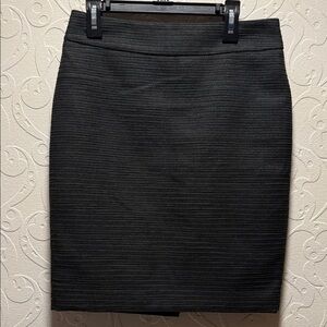 Ann Taylor Charcoal Pencil Skirt